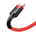 BASEUS kábel USB A na typ C 1,5A Cafule CATKLF-C09 2 m červený