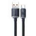 BASEUS kábel USB A na typ C PD 100W Crystal Shine CAJY000401 1,2 m čierny