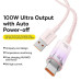 BASEUS kábel USB A na typ C PD 100W Explorer 100W CATS010404 1 m ružový