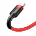 BASEUS kábel USB A na typ C QC3.0 3A Cafule CATKLF-B09 0,5 m červený