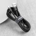 BASEUS kábel USB Cafule na typ C 3A CATKLF-AG 0,5M sivo-čierny