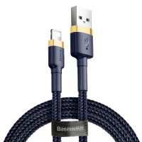 BASEUS kábel USB pre iPhone Lightning 8-pin 1,5A CALKLF-CV3 2m zlatomodrý