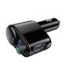 BASEUS nabíjačka do auta 2 x USB A + vysielač FM BT 3,4A S-06 CCHC000001 čierna