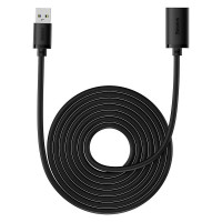 BASEUS predlžovací kábel USB A (samec) na USB A (samica) 3.0 B00631103111-05 5 m čierny
