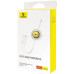 BASEUS zasúvací kábel 3v1 USB A na Micro USB / Lightning / Typ C CB000063 1,1 m biely