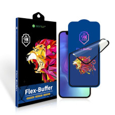 Bestsuit Flex-Buffer Hybridné sklo 5D s antibakteriálnou vrstvou Biomaster pre Apple iPhone 12 mini ČIERNE