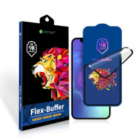 Bestsuit Flex-Buffer Hybridné sklo 5D s antibakteriálnou vrstvou Biomaster pre Apple iPhone Xs Max/11 Pro Max ČIERNE