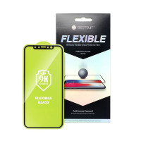 Bestsuit Flexibilné hybridné sklo 5D pre Apple iPhone 12 mini čierne
