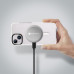 Bezdrôtová nabíjačka FORCELL F-ENERGY Smart Charge Qi2 15 W so 150 cm odpojiteľným káblom kompatibilným s MagSafe strieborná