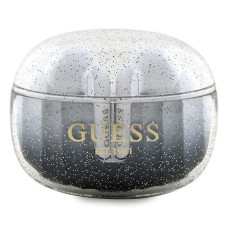 Bezdrôtové slúchadlá GUESS bluetooth TWS + dokovacia stanica GUTWSHDGKEEK (Glitter gradient) čierne