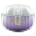 Bezdrôtové slúchadlá GUESS bluetooth TWS + dokovacia stanica GUTWSHDGKEEU (Glitter gradient) fialová