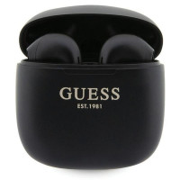Bezdrôtové slúchadlá GUESS bluetooth TWS + dokovacia stanica GUTWST26PSK (Classic EST Logo) čierne