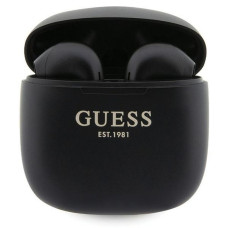 Bezdrôtové slúchadlá GUESS bluetooth TWS + dokovacia stanica GUTWST26PSK (Classic EST Logo) čierne