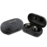Bezdrôtové slúchadlá GUESS bluetooth TWS ENC + dokovacia stanica GUTWSP4EGK (4G Metal) čierne
