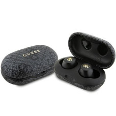 Bezdrôtové slúchadlá GUESS bluetooth TWS ENC + dokovacia stanica GUTWSP4EGK (4G Metal) čierne