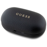 Bezdrôtové slúchadlá GUESS bluetooth TWS ENC GUTWSPGTSPSK (PU Grainee Classic Logo) čierne