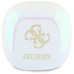 Bezdrôtové slúchadlá GUESS bluetooth TWS GUTWSJ144ESH (Mini Iridescent 4G Printed Logo) biele