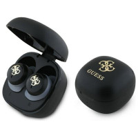 Bezdrôtové slúchadlá GUESS bluetooth TWS GUTWSJ144ESK (Mini Iridescent 4G Printed Logo) čierne