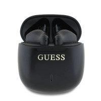 Bezdrôtové slúchadlá GUESS bluetooth TWS GUTWSJ14ESGK (Printed Classic Logo) čierne