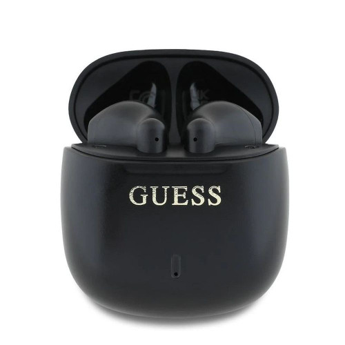 Bezdrôtové slúchadlá GUESS bluetooth TWS GUTWSJ14ESGK (Printed Classic Logo) čierne