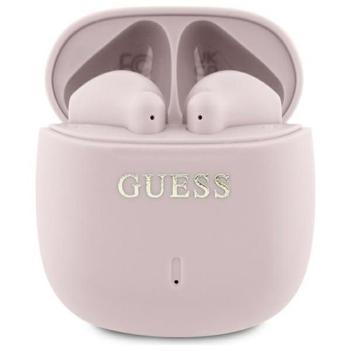 Bezdrôtové slúchadlá GUESS bluetooth TWS GUTWSJ14ESGP (s potlačou klasického loga) ružové