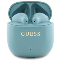 Bezdrôtové slúchadlá GUESS bluetooth TWS GUTWSJ14ESGQ (Printed Classic Logo) tyrkysové