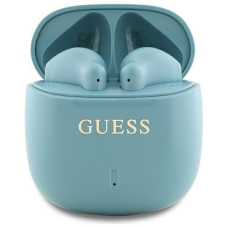 Bezdrôtové slúchadlá GUESS bluetooth TWS GUTWSJ14ESGQ (Printed Classic Logo) tyrkysové