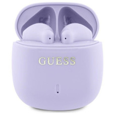 Bezdrôtové slúchadlá GUESS bluetooth TWS GUTWSJ14ESGU (s potlačou klasického loga) fialové