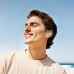 Bezdrôtové slúchadlá HOCO bluetooth s dotykovým displejom TWS ANC + ENC EQ21 cloudy white