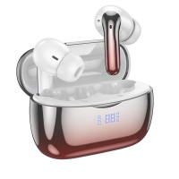 Bezdrôtové slúchadlá HOCO bluetooth TWS ANC + ENC EQ16 červená glazúra