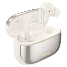 Bezdrôtové slúchadlá HOCO bluetooth TWS ANC + ENC EQ20 mliečne biele