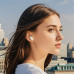 Bezdrôtové slúchadlá HOCO bluetooth TWS ANC + ENC EQ20 mliečne biele