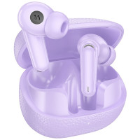 Bezdrôtové slúchadlá HOCO bluetooth TWS EQ23 fialové