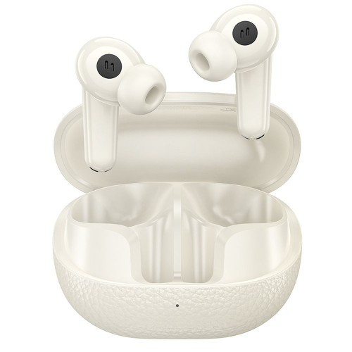 Bezdrôtové slúchadlá HOCO bluetooth TWS EQ23 mliečne biele