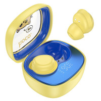 Bezdrôtové slúchadlá HOCO bluetooth TWS pre deti EW111 žlté
