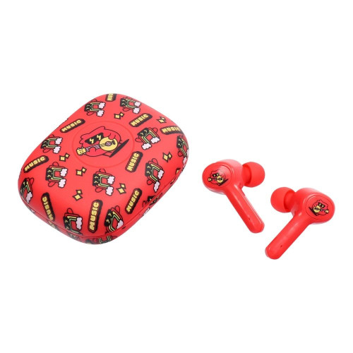 Bezdrôtové slúchadlá JELLIE MONSTER bluetooth TWS YLFS-06BT červené