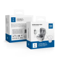BLUE STAR bezdrôtové slúchadlá bluetooth TWS Mini A19 biele