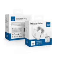 BLUE STAR bezdrôtové slúchadlá bluetooth TWS Nova Fi5 biele