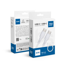BLUE STAR kábel 3A 60W typ C na typ C DC-001CC3.0 1 m biely