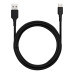 BLUE STAR kábel 3A USB A na typ C DC-001AC3.0 1 m čierny