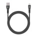 BLUE STAR kábel USB A na Lightning 2A 12W DC99I 1 m čierny