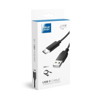 BLUE STAR LITE kábel 3A USB A na typ C 1,2 m čierny