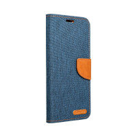 CANVAS Puzdro na knihy pre SAMSUNG A35 5G navy blue