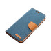 CANVAS Puzdro na knihy pre SAMSUNG A54 5G navy blue