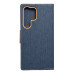 CANVAS Puzdro na knihy pre SAMSUNG S23 Ultra navy blue