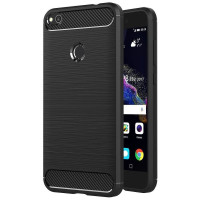 CARBON puzdro pre HUAWEI P8 LITE 2017 / P9 LITE 2017 čierne