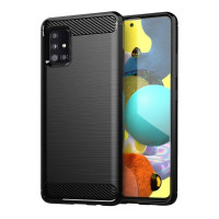 CARBON puzdro pre SAMSUNG A71 čierne