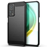CARBON puzdro pre XIAOMI Mi 11 Lite 5G / Mi 11 Lite LTE ( 4G ) / Mi 11 Lite NE čierne