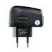 Cestovná nabíjačka BLUE STAR LITE 1A 5W USB A + kábel USB A na Micro USB TFK-TC-1095B čierna