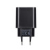 Cestovná nabíjačka BLUE STAR USB-C QC4.0 3A 20W + kábel USB-C, čierná